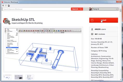 convert skp to stl